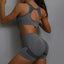 Conjunto de Cortos de Fitness para Mujeres Yoga