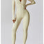 Premium Long Sleeved Yoga Jumpsuit with Zipper