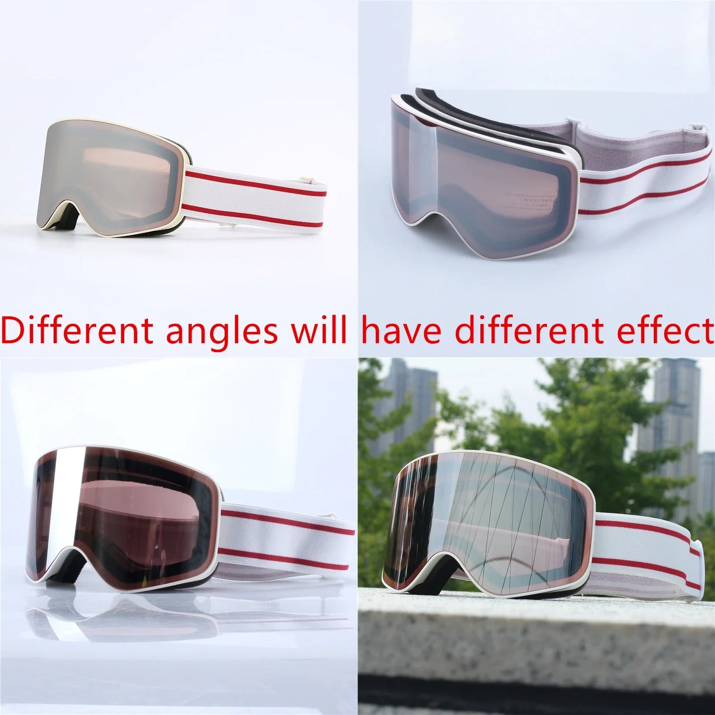 Lunettes de ski et de snowboard premium avec protection UV 400