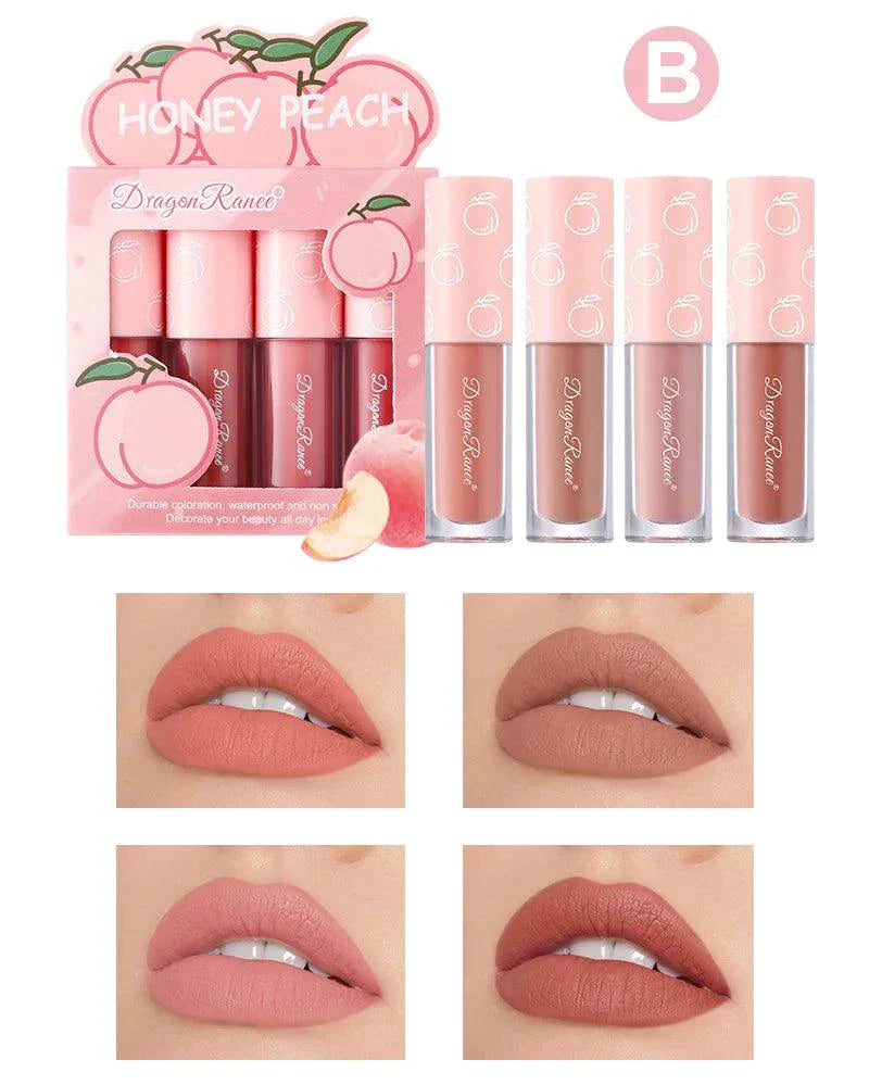 Mini Velvet Matte Lip Gloss Set - 4 Piece Collection