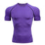 Camisa de Gimnasio de Manga Larga de Compresión para Hombre