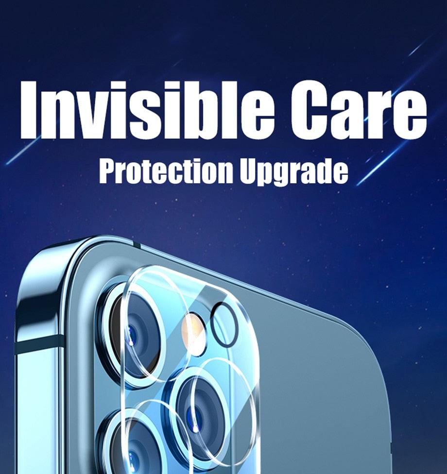 4-Piece Protective Glass Set for iPhone Camera Lenses