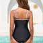 Maillot de bain une pièce patchwork sportif pour femmes 2026