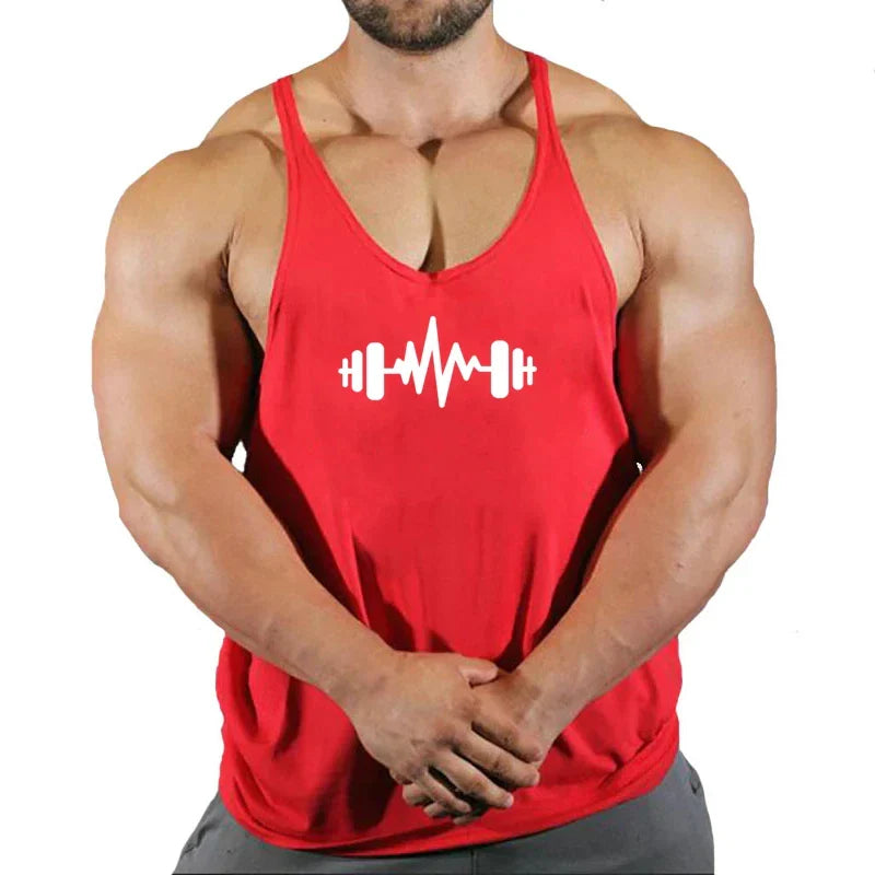 Camiseta sin mangas premium para hombres, ideal para entusiastas del fitness