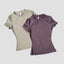 Camiseta de Yoga Sin Costuras FlexiFit para Mujeres Activas