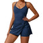 Robe de tennis EcoSport Femme à col en V avec soutien-gorge et shorts
