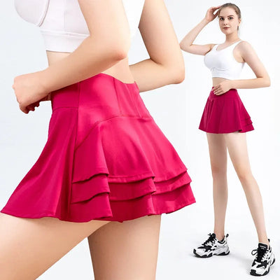 Women's Pleated Golf & Tennis Skirt with Pockets