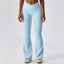 Pantalons de sport évasés pour femmes pour la gym et le yoga