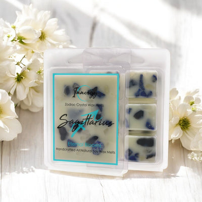 Sagittarius Zodiac Crystal-Infused Coconut-Soy Wax Melts - Korvel