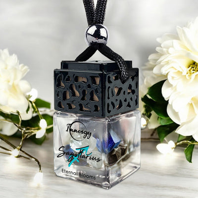 Sagittarius Zodiac Crystal-Infused Car Air Freshener - 8ml - Korvel