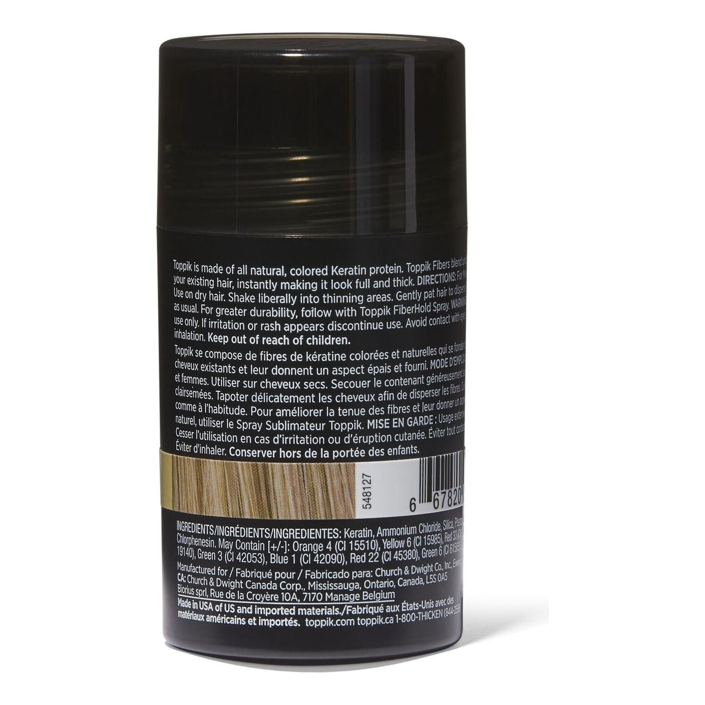 Fibres capillaires Toppik - Blond moyen 0,42 oz
