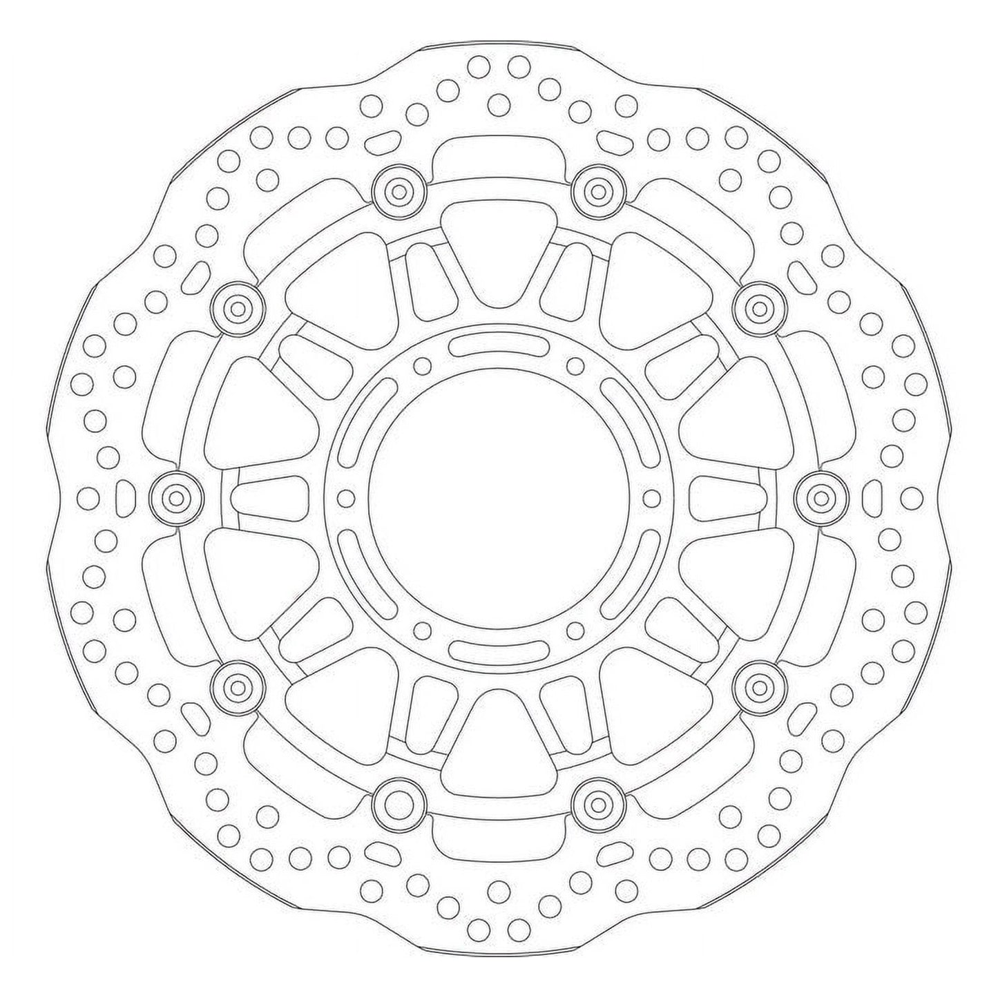 SBS 6261 Premium Front Brake Rotor Upgrade - Korvel
