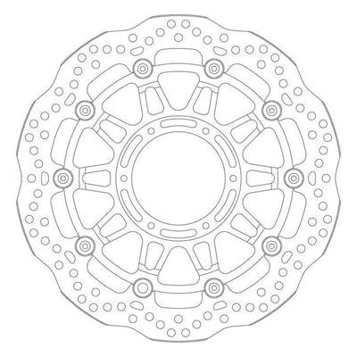 SBS 6261 Premium Front Brake Rotor Upgrade - Korvel