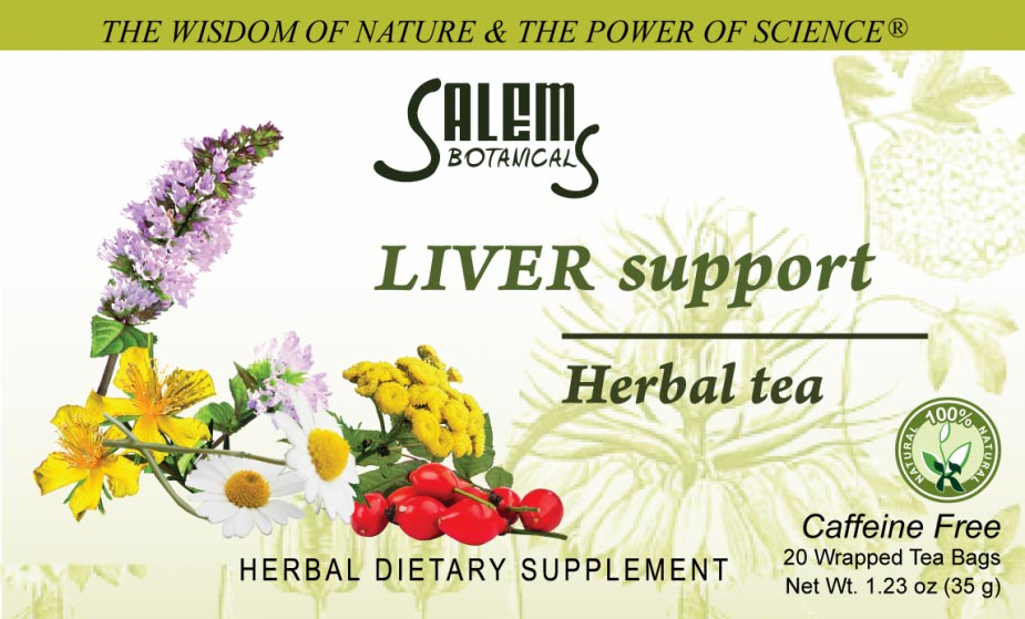 Té de Hierbas Salem Botanicals para el Apoyo del Hígado - 20 Bolsitas