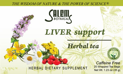 Salem Botanicals Herbal Tea for Liver Support - 20 Bags