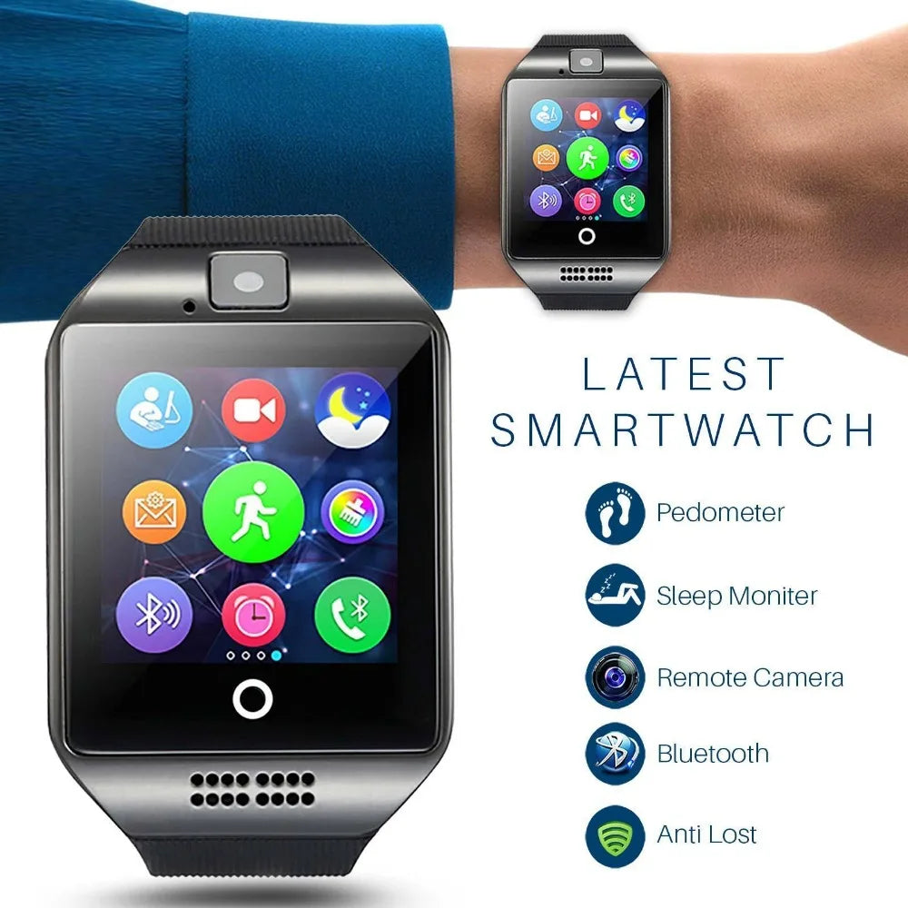 Bluetooth Smart Watch Q18 with Camera and SMS Sync