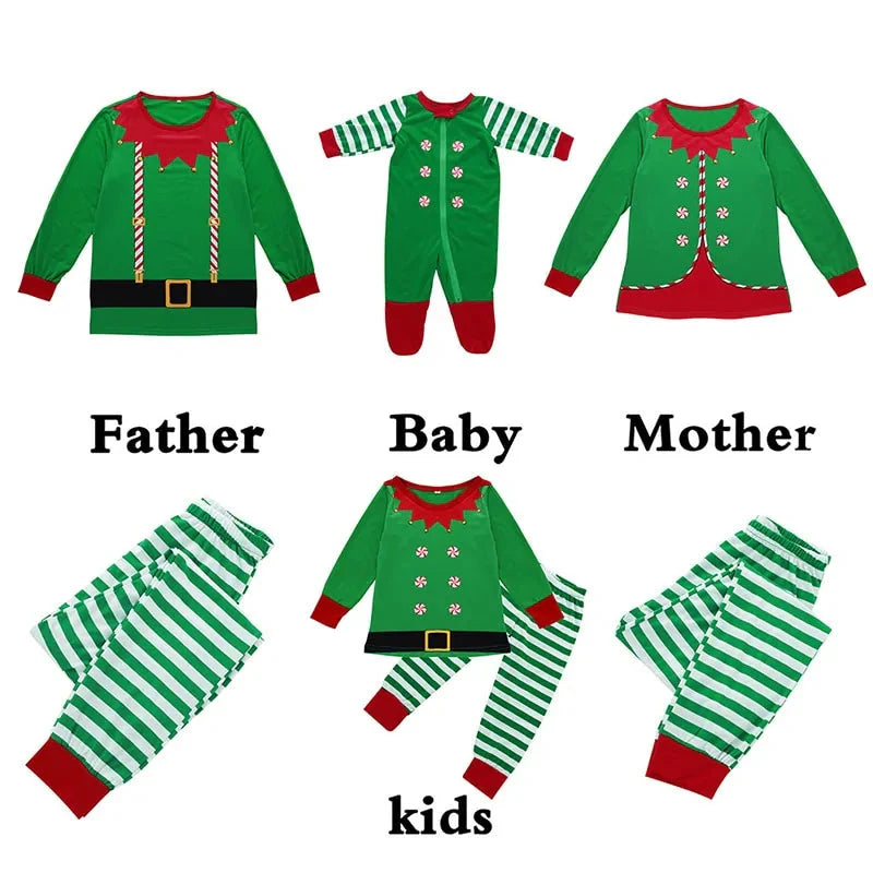 Conjunto de Pijamas Familiar de Navidad