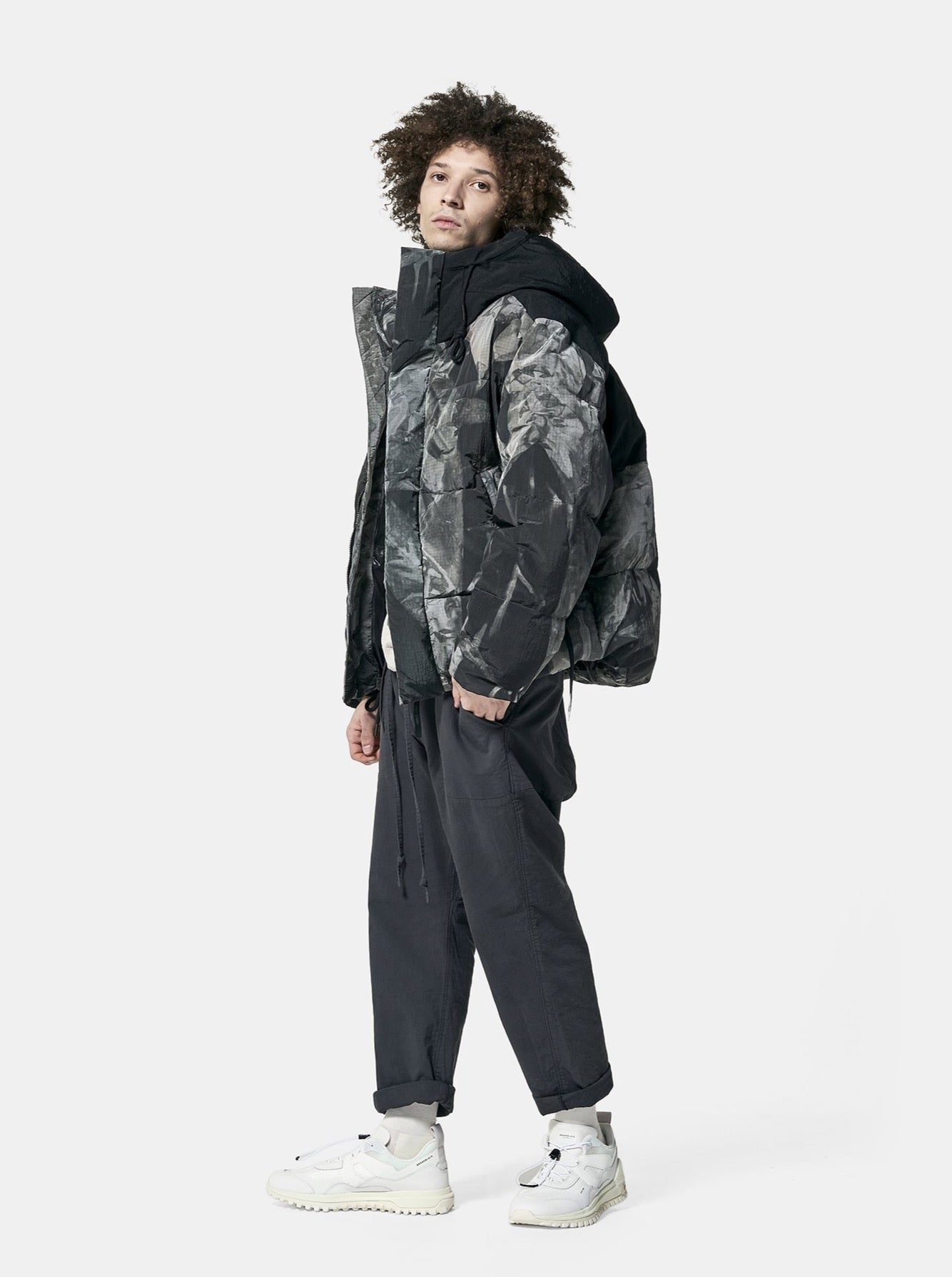 Parka en duvet Fowler - Olive Rock Tie