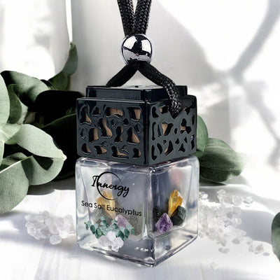 Eucalyptus Sea Salt Crystal-Infused Car Diffuser - 8ml - Korvel