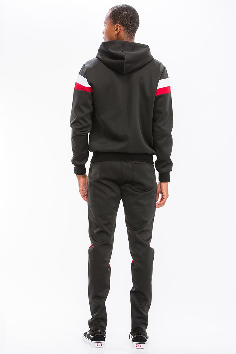Conjunto de Pista Impreso de Poliéster y Spandex