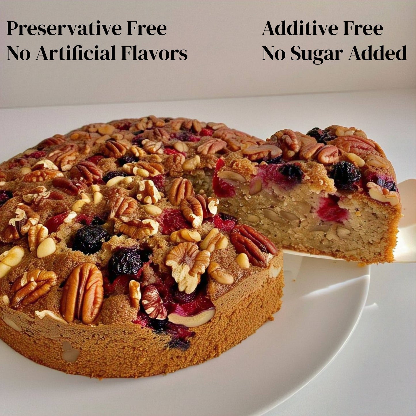 Andy Anand Sugar Free Fruit Cake - Handcrafted Delight (2.8 Lbs)