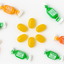 Andy Anand 55 Pc Caramelo de Jengibre Sin Azúcar - 3 Sabores, Hecho en Italia