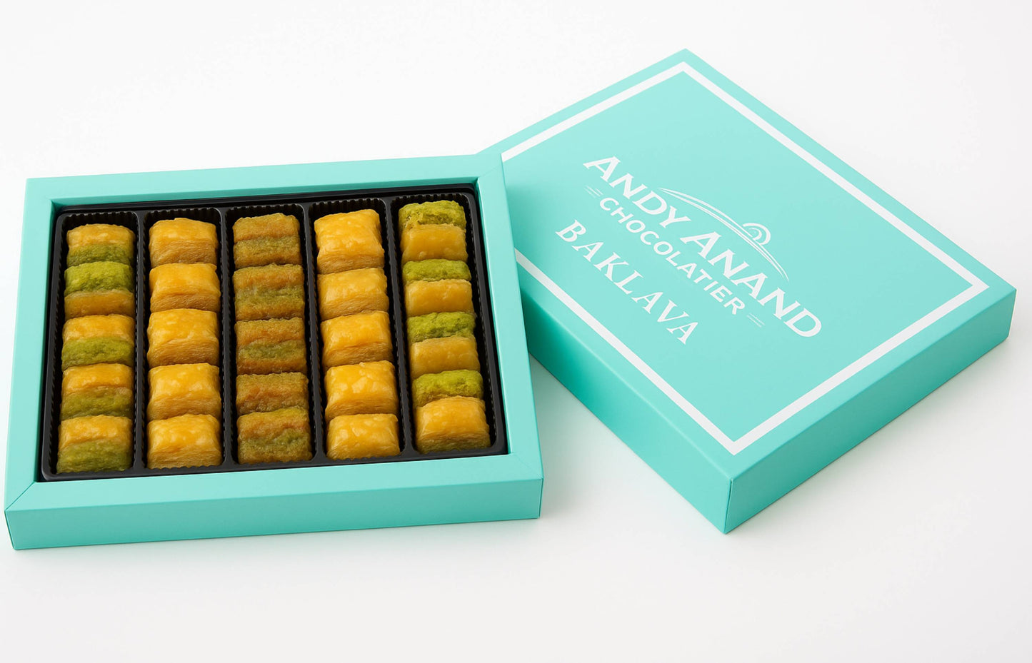 Andy Anand Baklava Sans Sucre - Boîte Cadeau de Pâtisseries aux Noix Gourmet