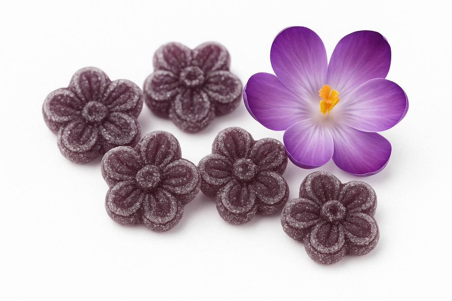 Andy Anand Sugar Free Violet Candy - 150 Pc Pack