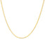 Unisex Solid 14K Yellow Gold Herringbone Chain Necklace - 18"
