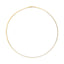 Unisex Solid 14K Yellow Gold Herringbone Chain Necklace - 18"
