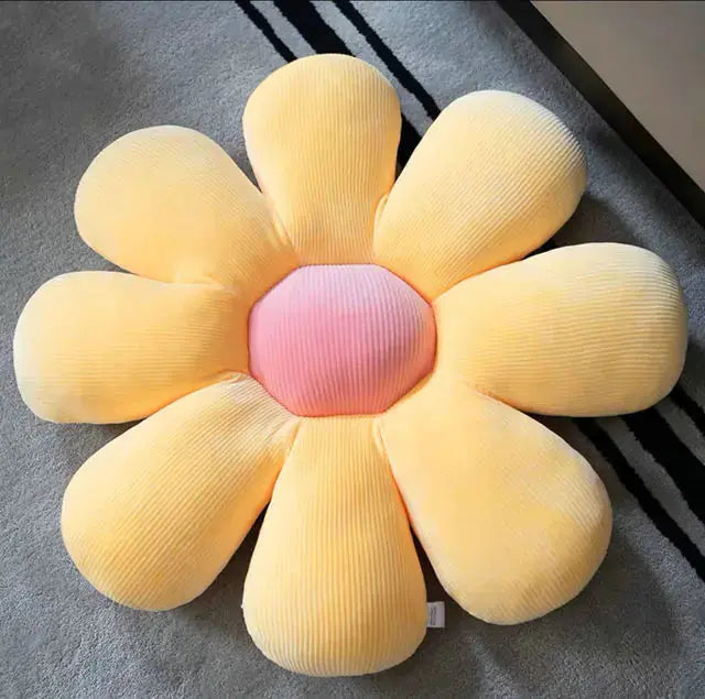 Cojín de Flor de Seis Pétalos