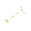 Pulsera de Cadena de Mano de Diamante en Oro Amarillo de 14K - 7"