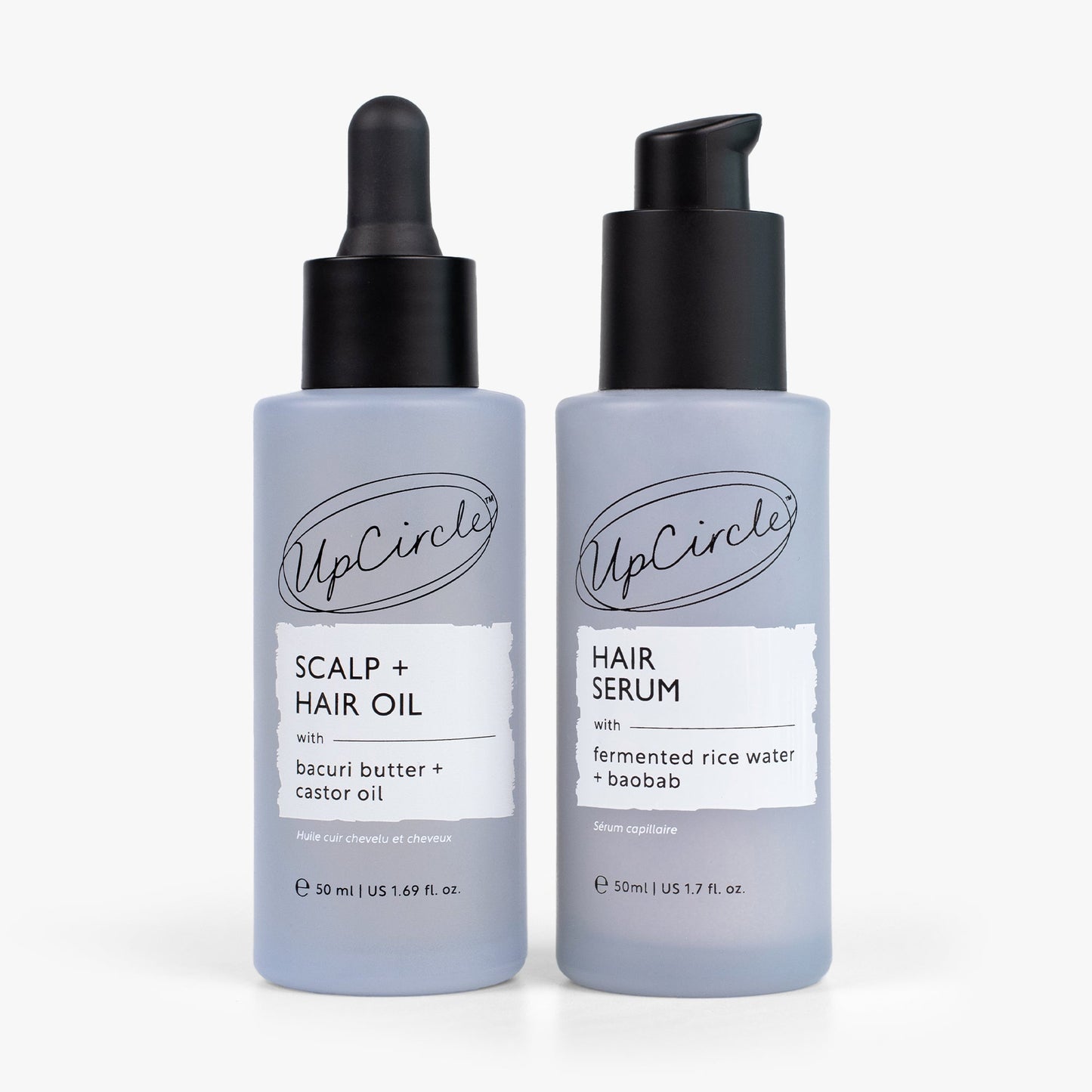 Duo d'huile et de sérum capillaire premium pour des soins luxueux