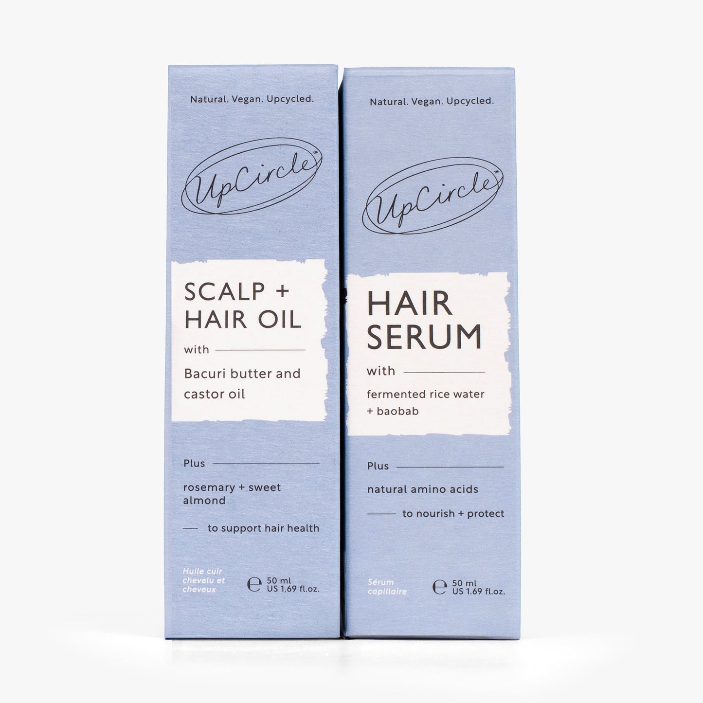 Duo d'huile et de sérum capillaire premium pour des soins luxueux