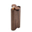Pipe à tabac en bois premium avec batte en métal auto-nettoyante