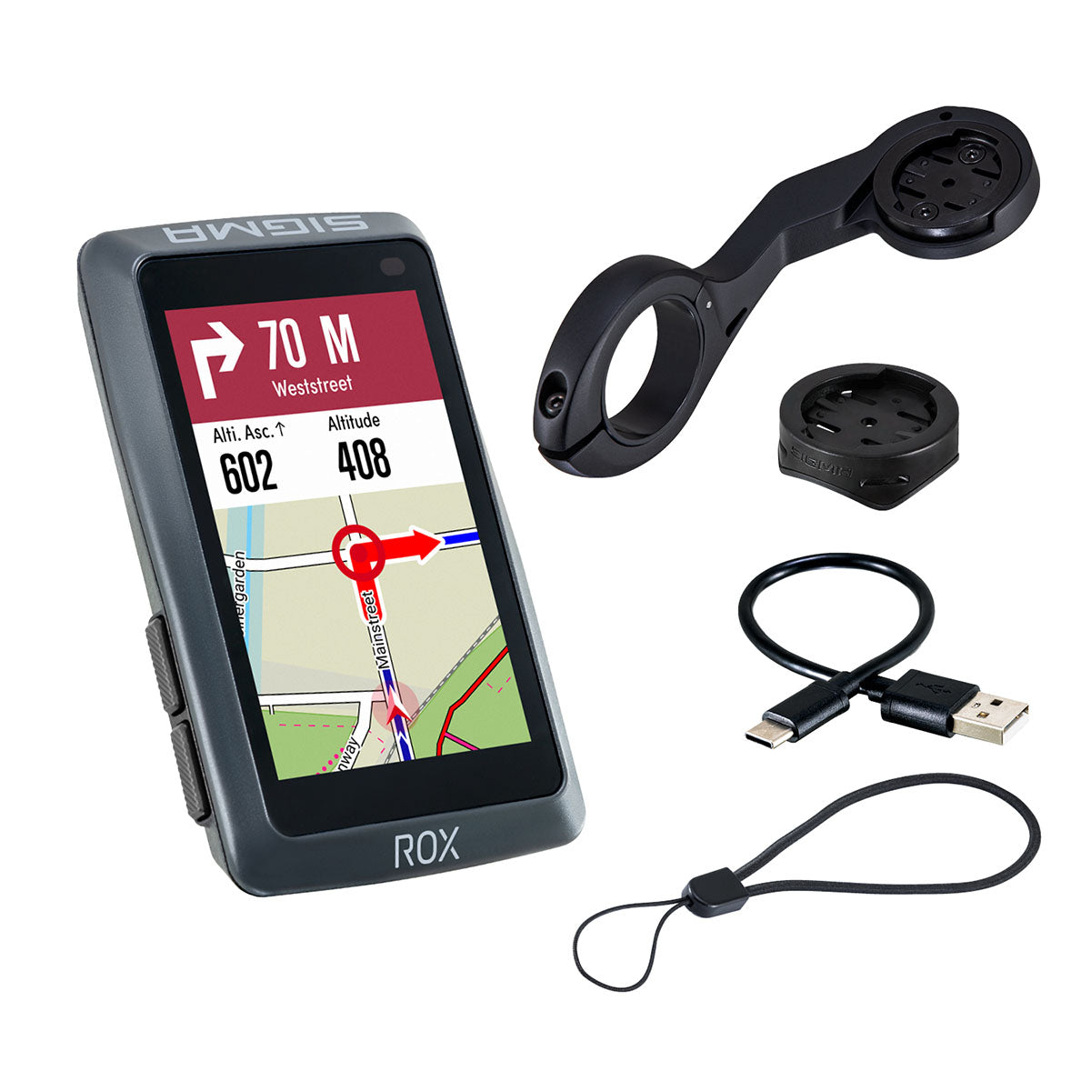 SIGMA ROX 12.1 EVO GPS Bike Computer Set