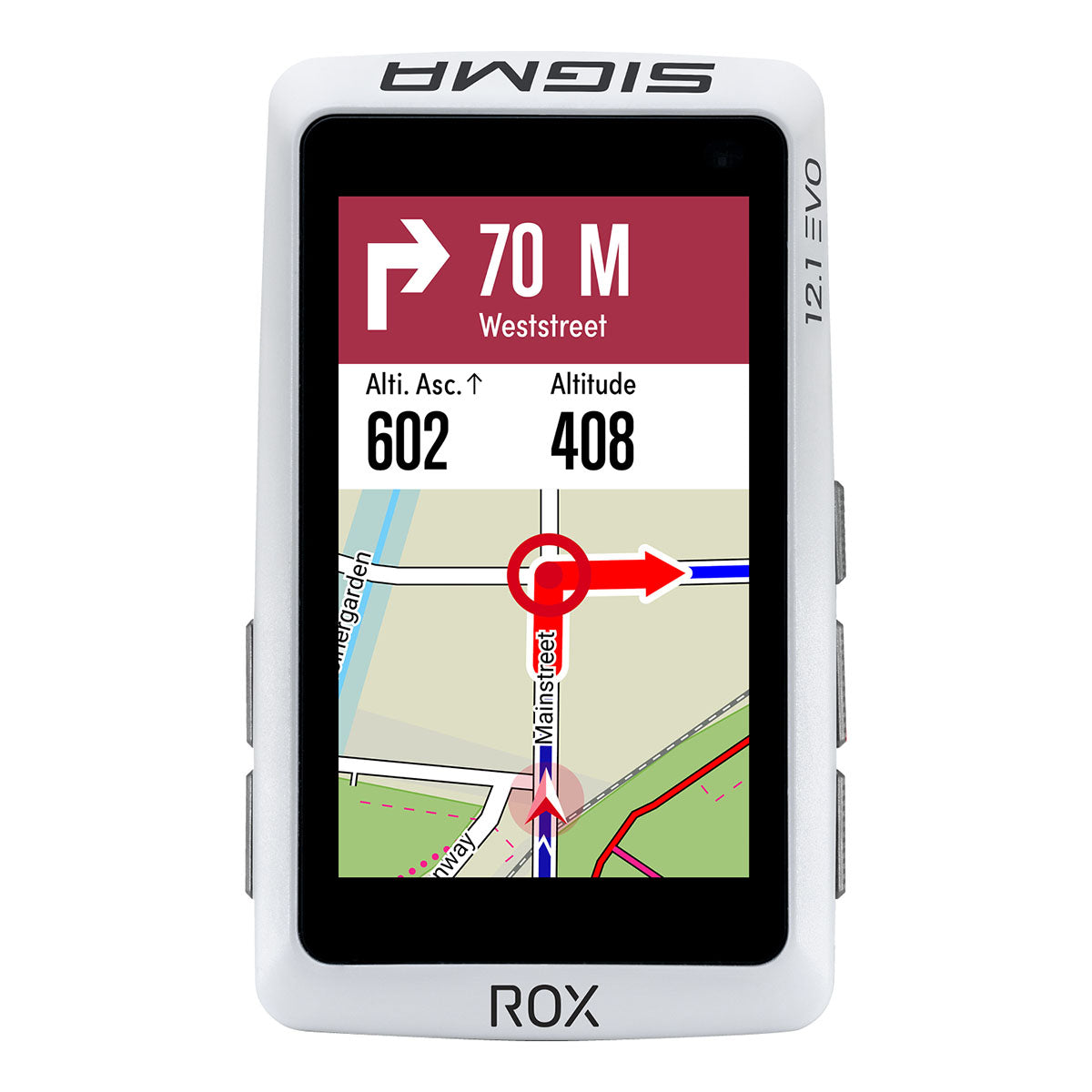 SIGMA ROX 12.1 EVO GPS Bike Computer - Night Grey