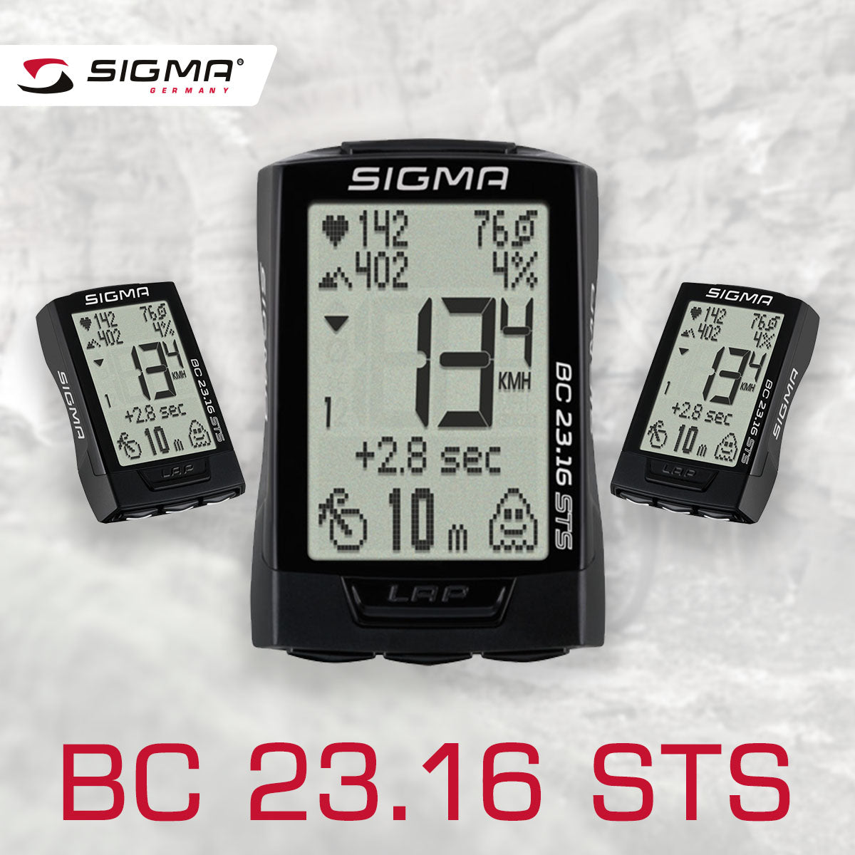 SIGMA BC 23.16 STS Digital Wireless Bicycle Computer