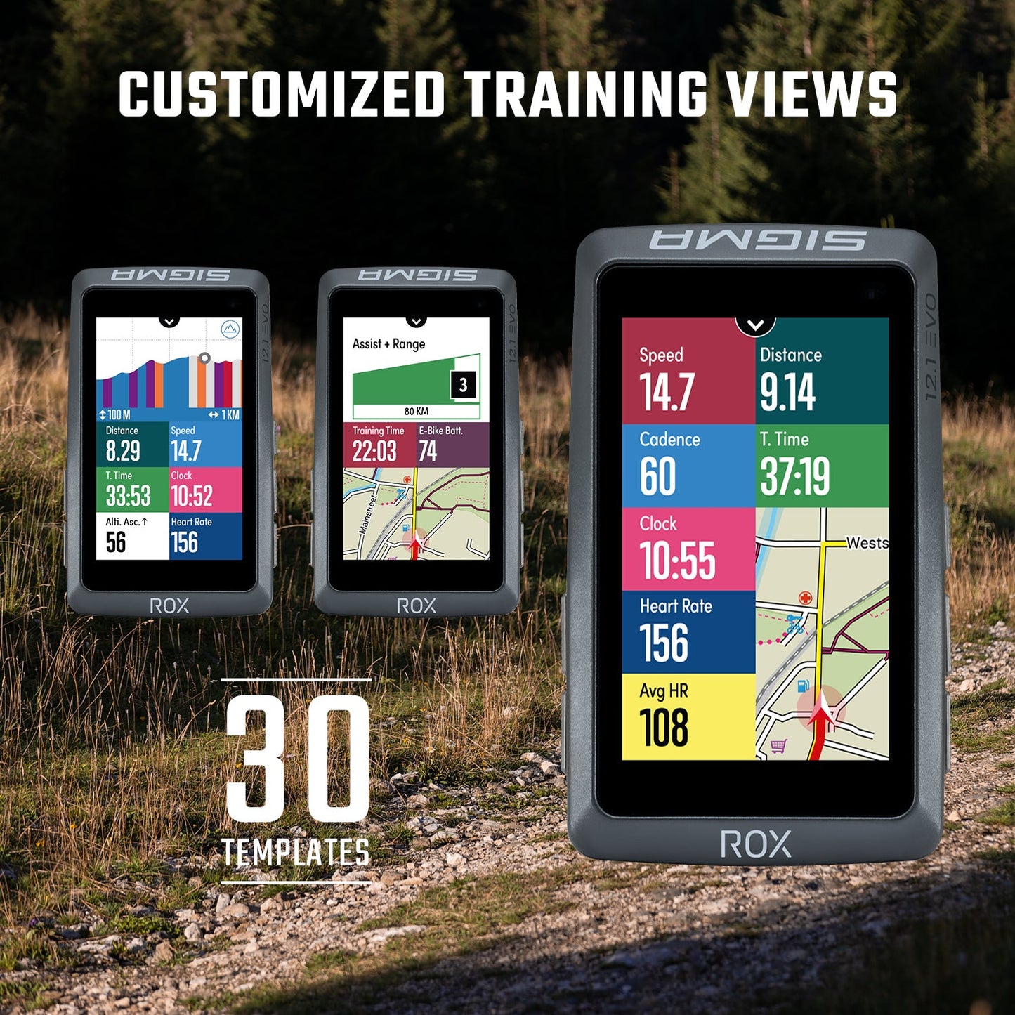 SIGMA ROX 12.1 EVO GPS Bike Computer Set
