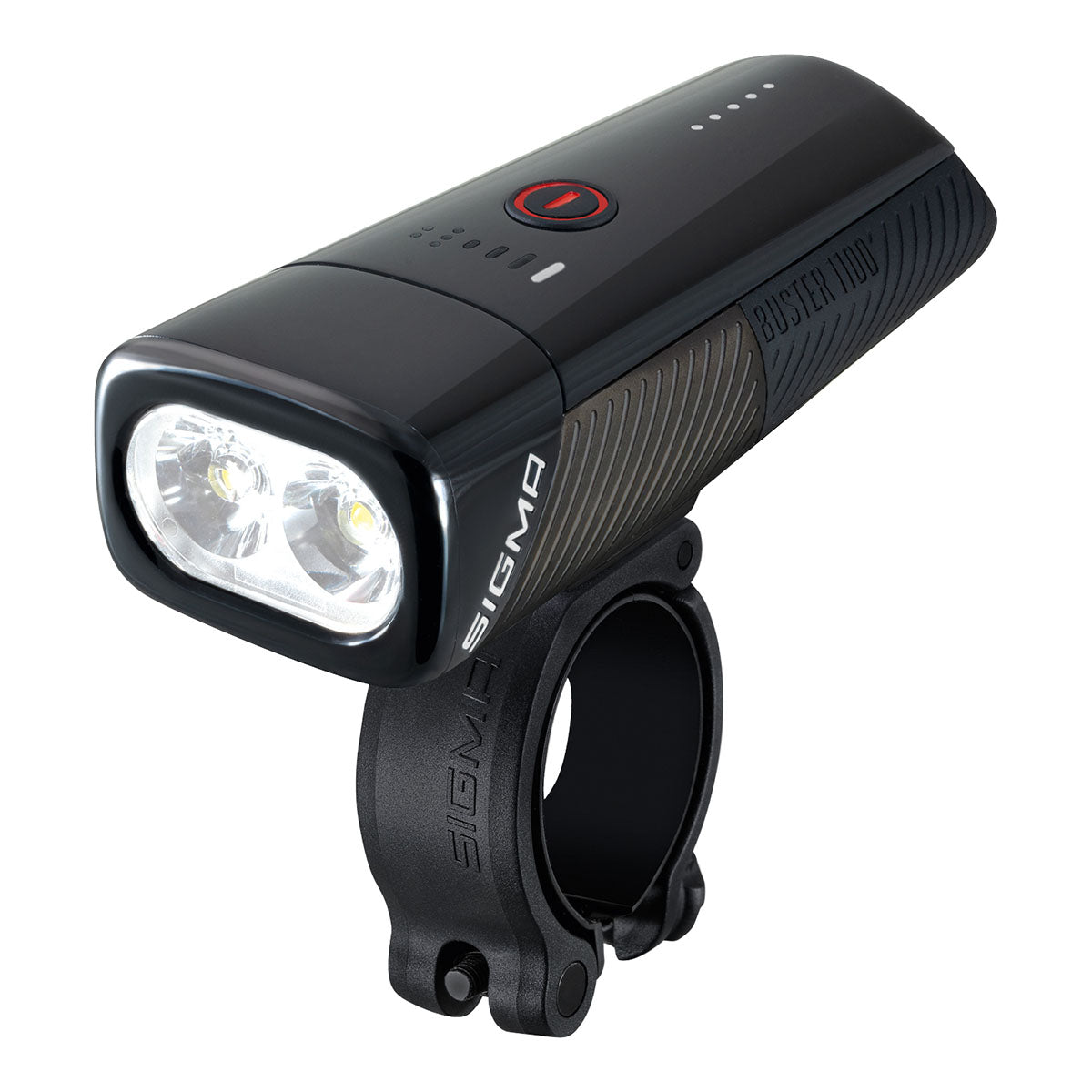 SIGMA BUSTER 1100 – Lampe avant de vélo premium avec montage polyvalent