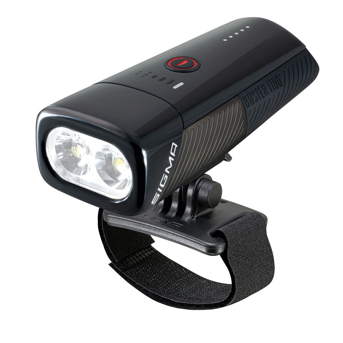 SIGMA BUSTER 1100 – Lampe avant de vélo premium avec montage polyvalent