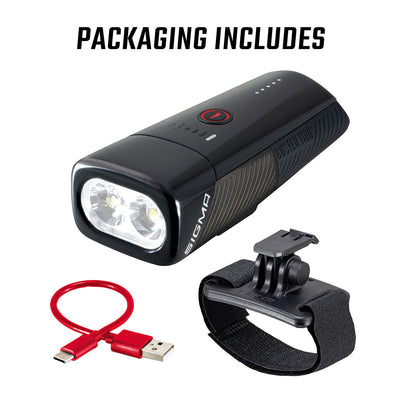 SIGMA BUSTER 1100 – Premium Bike Front Light with Versatile Mounting