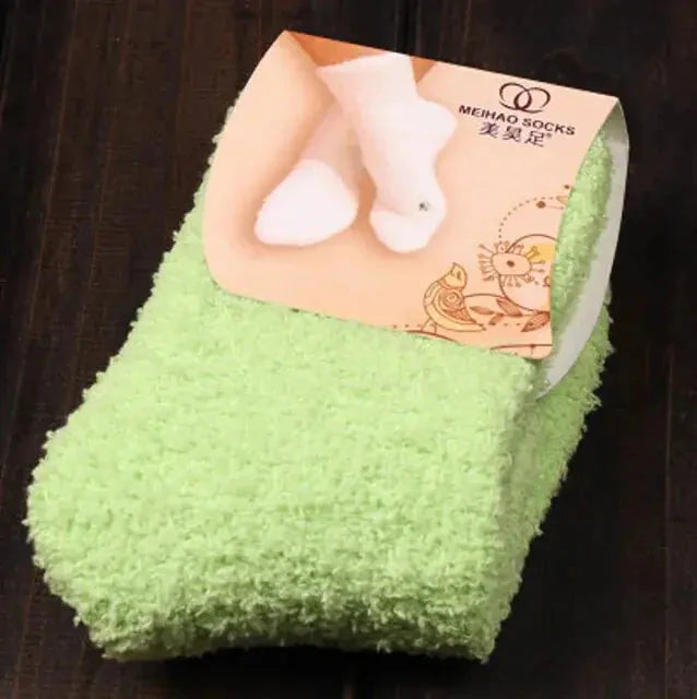 Women's Cozy Bed Socks in Pure Color