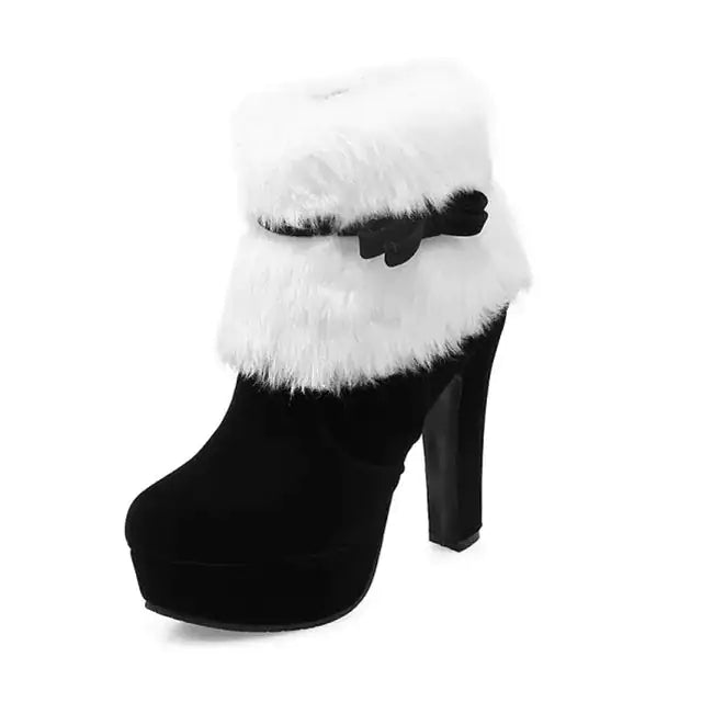 Elegant Holiday High Heel Boots