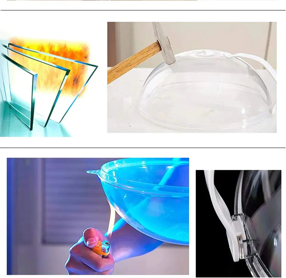 Cubierta de Alimentos para Microondas - Plástico Resistente a Altas Temperaturas