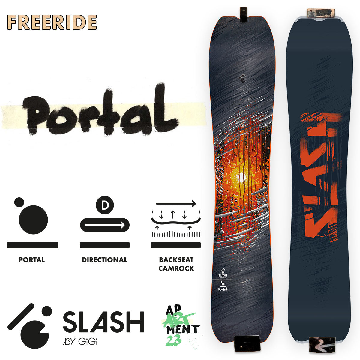 Slash par GiGi - Snowboard Portal - ApARTment