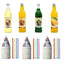 Kit de Nieve - Paquete de Botellas de Jarabe, Pajitas y Vasos
