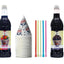 Kit de Nieve - Paquete de Botellas de Jarabe, Pajitas y Vasos
