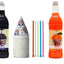 Kit de Nieve - Paquete de Botellas de Jarabe, Pajitas y Vasos