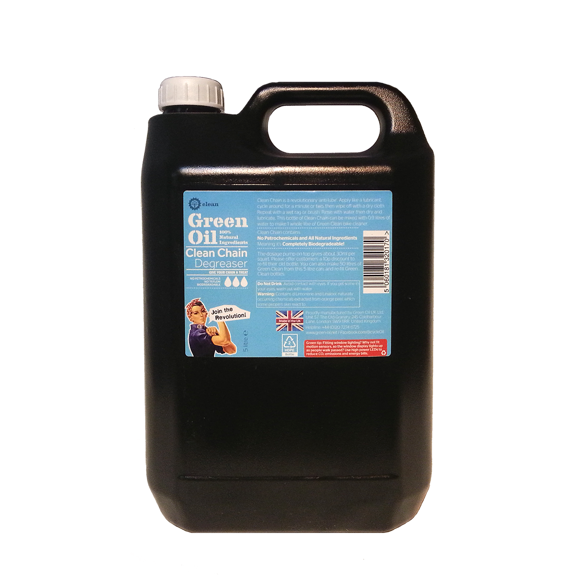 Gel desengrasante para cadenas Green Oil Clean - 5000ml